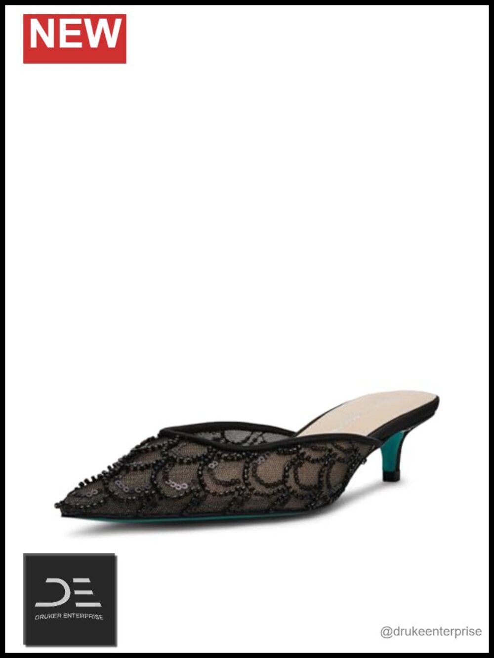 Pointed Toe Kitten Heel Pumps - 2" Heel